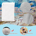 10 Pack Aquarium Filter Media Bags, 5.5 x 7.9 Inch Reusable Mesh Bags - Image 2