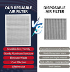 MERV 8 24x30x1 Lifetime Air Filter, Washable Electrostatic Aluminum AC/HVAC - Image 3