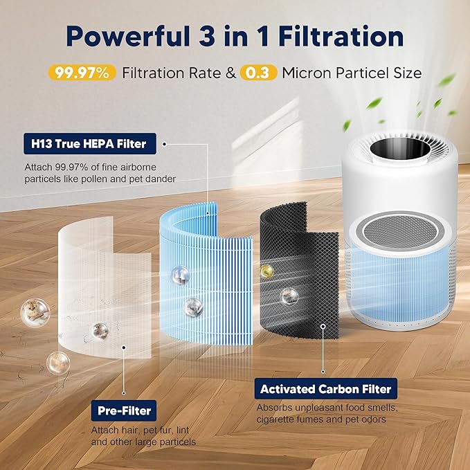 Core 200S Smoke Remover Replacement Filter Compatible - Image 3