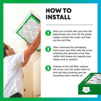 Filterbuy 16x25x3 Air Filter MERV 8 Essential Dust & Allergy Defense, - Image 5