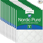 Nordic Pure 16x25x1 Poly Green MERV 6 AC Furnace Air Filters – Reduces Dust by NordicPure
