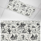 1 Pack Fluorescent Light Cover, Western Cowboys Light Covers by Unknown