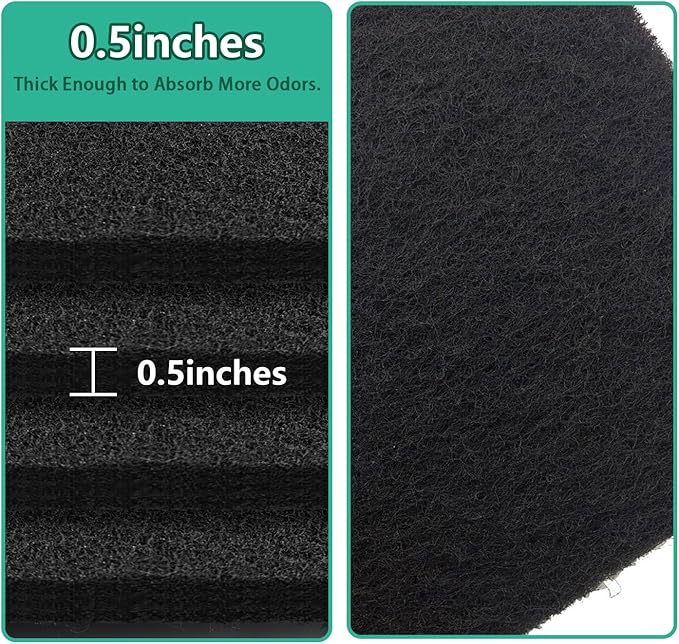 Lubise 8 Pcs 0.5in Charcoal Filters Compatible - Image 6