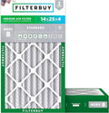 Filterbuy 14x25x4 Air Filter MERV 8 Essential Dust & Allergy Defense, by Filterbuy