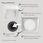 Vent Systems 10" Inch Exhaust Vent Cover - Image 4