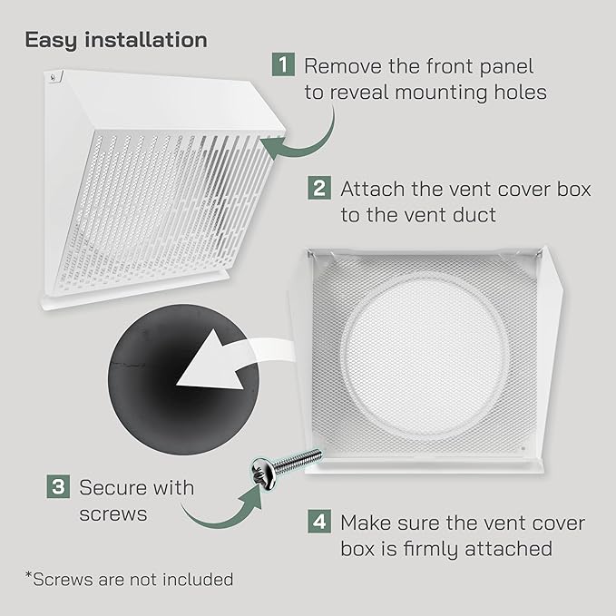 Vent Systems 10" Inch Exhaust Vent Cover - Image 4
