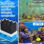 6 Pcs Aquarium Filters Bio Sponge Sets Compatible - Image 4