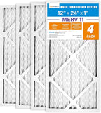 LotFancy 12x24x1 Air Filter MERV 11 4-Pack, Electrostatic Pleated AC Furnace - Image 9