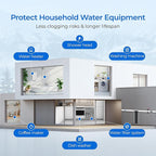Waterdrop 2.5" x 10" Whole House CTO Carbon Water Filter Cartridge, 1 Micron - Image 9
