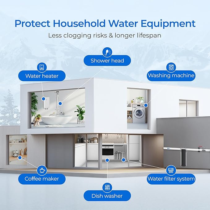 Waterdrop 2.5" x 10" Whole House CTO Carbon Water Filter Cartridge, 1 Micron - Image 9