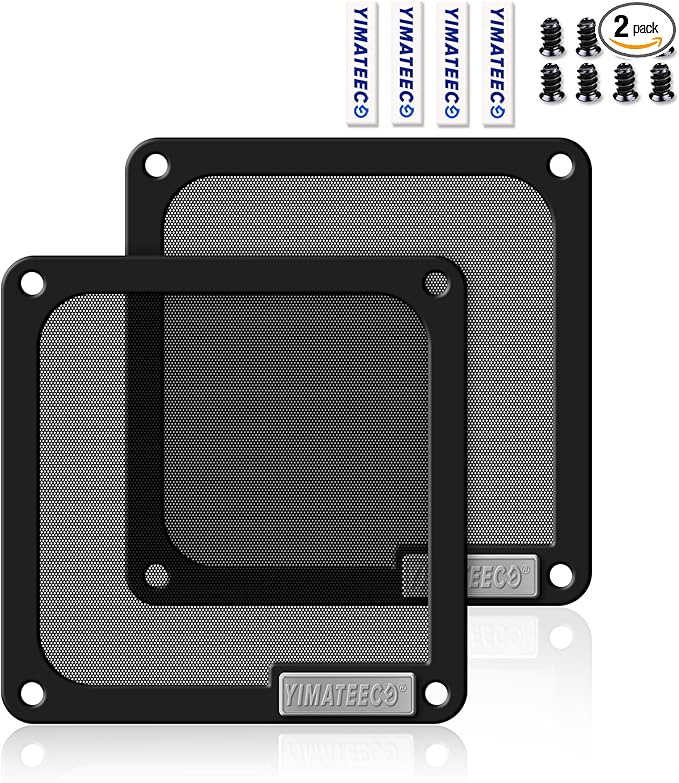 120mm Dust Filter PC for Computer Cooler Fan/PSU/Routers PVC 50 Mesh, Computer by YIMATEECO