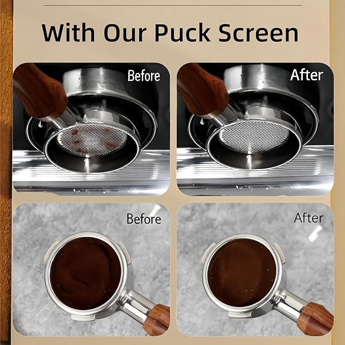 Espresso Puck Screen for 54mm Portafilter Basket, 1.7mm Thickness Made - Image 4