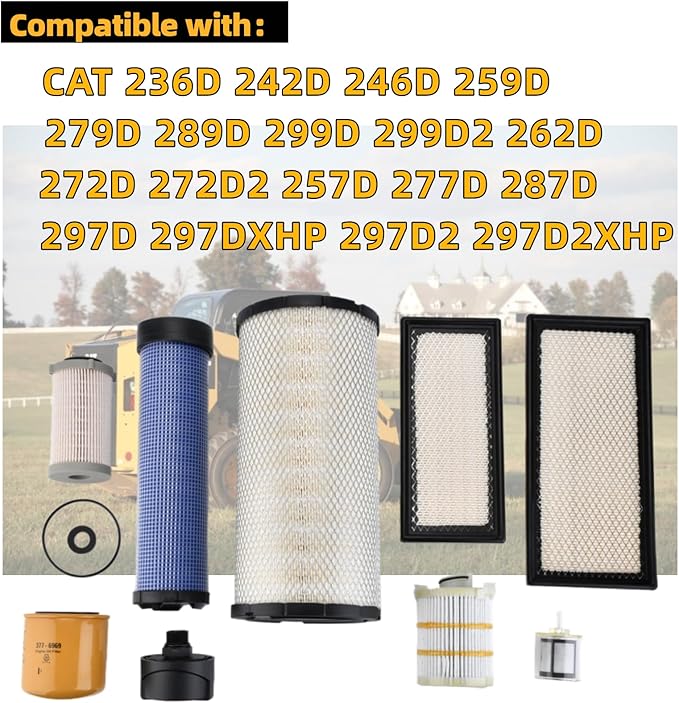 1000 Hours Maintenance Filter Kit 258-2829 265-6619 265-6618 421-5479 377-6969 - Image 2