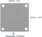 uxcell PC Dust Fan Screen with Screws - Image 3