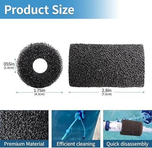 12 Packs Aquarium Fish Tank Filter Sponge, - Image 2