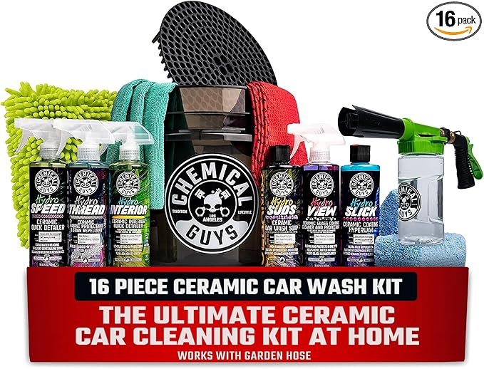 Chemical Guys HOL362 16-Piece Arsenal Builder Ceramic Car Wash & Protection Kit by ChemicalGuys