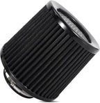 Cold Air Intake Filter High Performance Washable Filter Clamp-On Replacement by JIAYAN