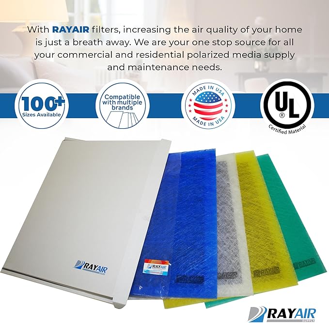 RAYAIR SUPPLY 24x31 Replacement Filter Pads Compatible - Image 3