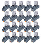 20PCS Electromagnetic Power Relay, 8-Pin 10 AMP 12V DC Relay Coil by VAMRONE