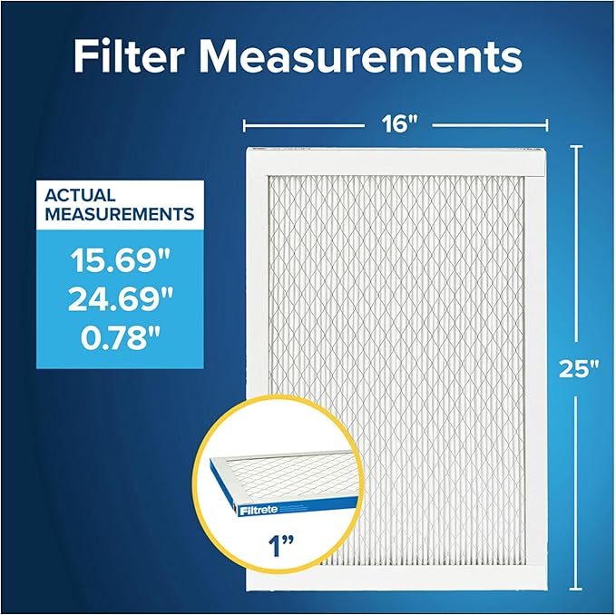Filtrete 16x25x1 AC Furnace Air Filter, MERV 13, MPR 1900, Premium Allergen - Image 2