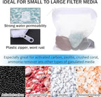 15Pcs Aquarium Filter Media Bags, Mini Fish Tank Media Mesh Filter Bags Reusable - Image 3