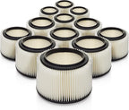 Craftsman 3 & 4 gal. Replacement Filter by Kopach, 12 Pack, Deluxe Fine by Kopach+Filter