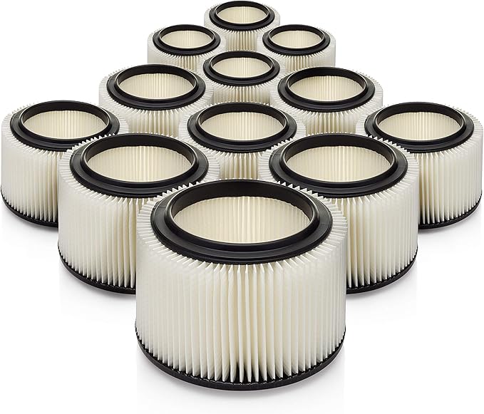Craftsman 3 & 4 gal. Replacement Filter by Kopach, 12 Pack, Deluxe Fine by Kopach+Filter