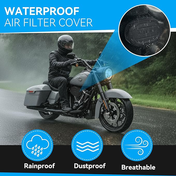 Meonum 2 Pack Air Filter Waterproof Rain Sock Covers, Compatible - Image 4