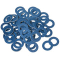 Mudder 50 Pieces Aluminum Engine Transmission Fluid Oil Crush Washers Drain by Mudder