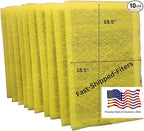 Fast-Shipped-Filters 10 Pack 21x21 Replacement Filter Pads Compatible by Unknown