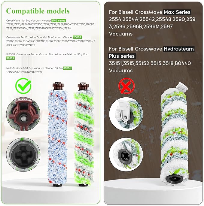 Replacement Parts for Bissell CrossWave Vacuum 1785A 2306A 1785R 1785 2306 2551 - Image 4