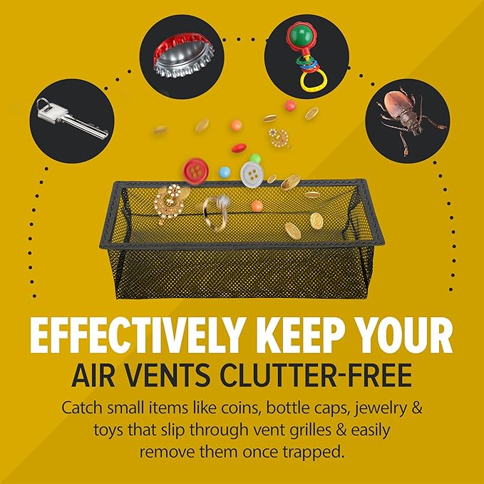 HAAK - Floor Vent Cover Trap, Durable Screen That Attaches Easily to Vent Covers - Image 8