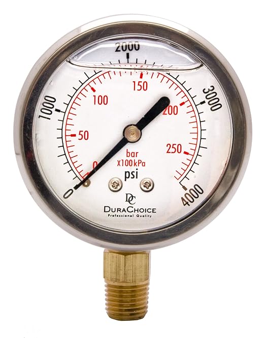 2-1/2" Oil Filled Pressure Gauge - Image 2