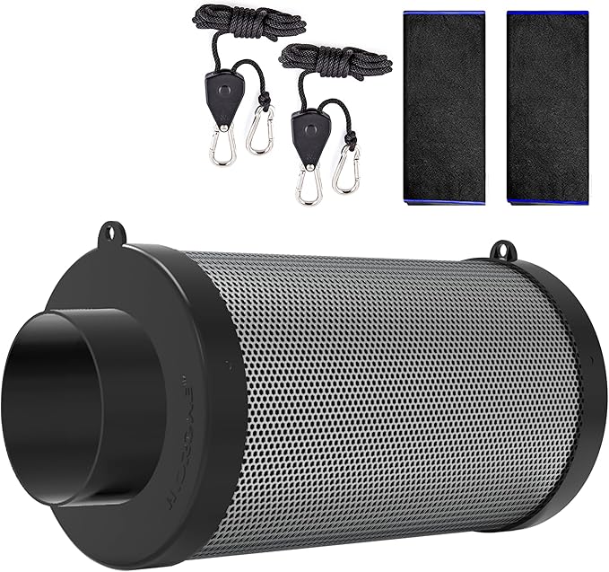 6 Inch Air Carbon Filter for Grow Tent, Smellines Control by HYDROWE