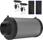 6 Inch Air Carbon Filter for Grow Tent, Smellines Control by HYDROWE