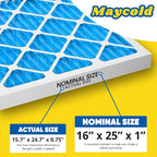 Maycold 16x25x1 MERV 11 Furnace Air Filter, High-Performance HVAC AC Filters - Image 3