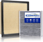 Cabin & Engine Air Filter Kit for 2016-2023 Tacoma 3.5L by E-LONGWELL
