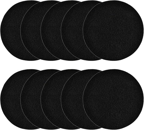 10Pcs 6.5 Inch Charcoal Filters by KingBra