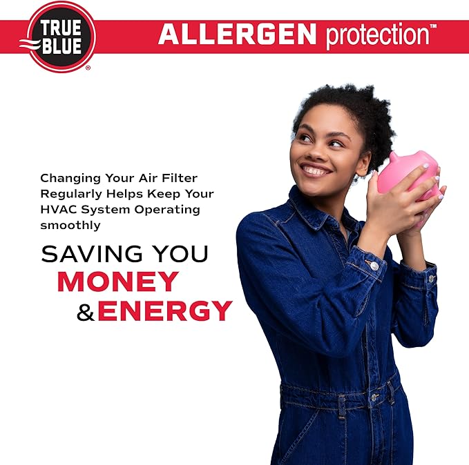 True Blue 15x20x1 MERV 11 Allergen Air Filter | Electrostatic Pleated HVAC - Image 8