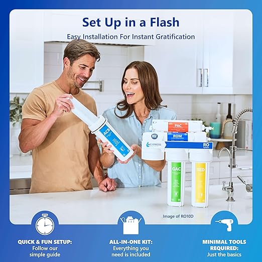 Express Water Reverse Osmosis Ultraviolet Water Filtration System – 100 GPD - Image 5