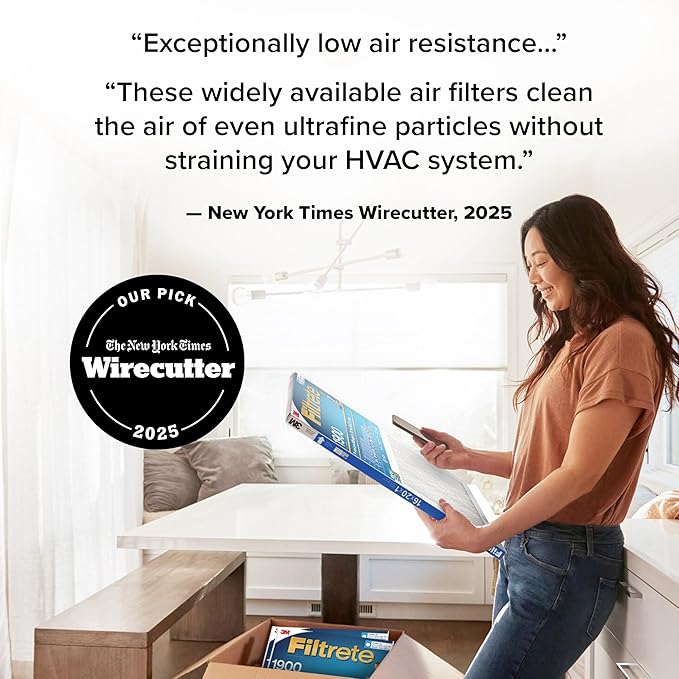 Filtrete 18x20x1 AC Furnace Air Filter, MERV 13, MPR 1900, Premium Allergen - Image 2