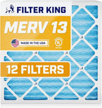 Filter King 19x21.5x1 Air Filter | 12-PACK | MERV 13 HVAC Pleated A/C Furnace by FilterKing