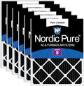 Nordic Pure 16x20x1 Pure Carbon Pleated Odor Reduction Furnace Air Filters 6 by NordicPure