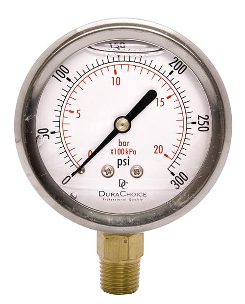 2-1/2" Oil Filled Pressure Gauge by DirectMaterial