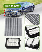 Cabin Air Filter Replace CF10134 & Engine Air Filter Replace CA11399 Compatible - Image 5