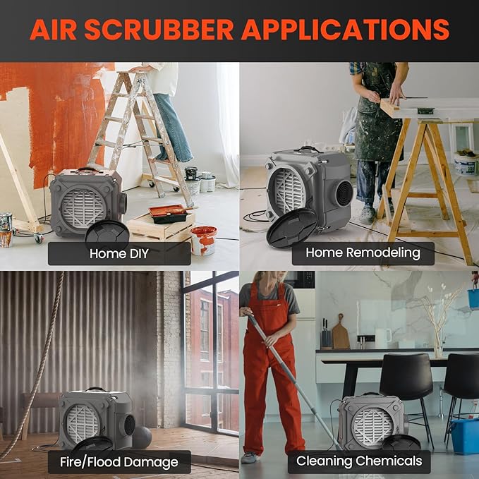 Abestorm Air Scrubber, Negative Air Machine - Image 8
