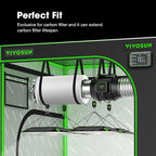 VIVOSUN 6 Inch Prefilter for 6" Carbon Filter, 13.78" Long - Image 6