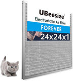 UBeesize 24x24x1 Reusable Electrostatic Air Filter HVAC AC Furnace Filter by UBeesize