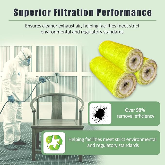 Fiberglass Paint Booth Filter Roll - Image 3