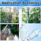 Outdoor Misting System Water Filter 2 Pieces Calcium Inhibitor Filter - Image 5